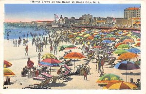 A Crowd On The Beach Ocean City, New Jersey NJ