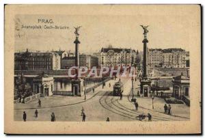 Old Postcard Prag Savtopluk Cech Brucke