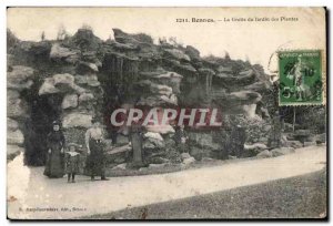 Postcard Old Rennes La Grotte du Jardin des Plantes