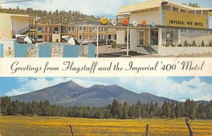 Flagstaff Arizona 1960s Postcard Imperial 400 Motel Multiview
