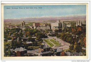 SALT LAKE CITY, Utah, 1900-1910's; Birdseye View Of Salt Lake City