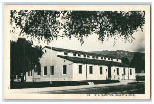 c1940 US Post Office Exterior Building Monrovia California CA Vintage Postcard