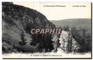 Old Postcard Clecy L & # 39Orne and rocks of Vay