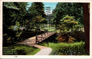 Indiana Lafayette Scene At Indiana State Soldiers Home 1937