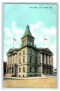 c1910's Post Office Building Terre Haute Indiana IN Unposted Antique Postcard 