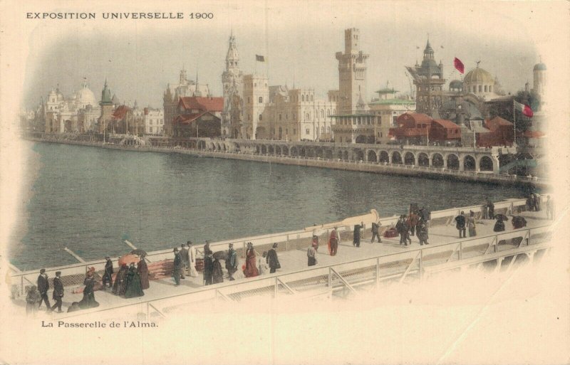 France Paris Exposition Universelle 1900 La Passerelle de l'Alma 05.22