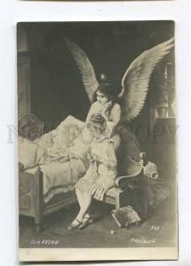 257500 DREAM Little Girl GUARDIAN ANGEL by KAULBACH Vintage PC