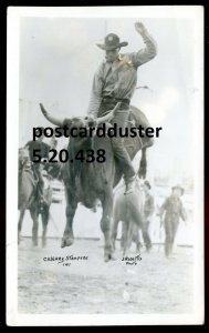 438 - CALGARY Alberta 1930s Stampede. Rodeo. Real Photo Postcard by Rosettis
