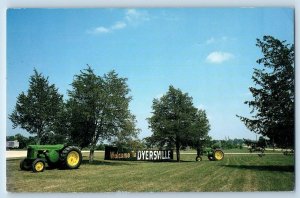 Dyersville Iowa IA Postcard Home Of National Farm Toy Museum c1960's Vintage