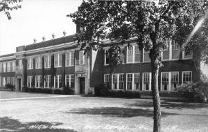 Rock Rapids Iowa~High School Building~Lyon County~1953 RPPC-Postcard L-61