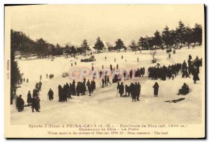 Old Postcard of Sports & # 39Hiver has Peira Cava Nice surroundings ski conte...