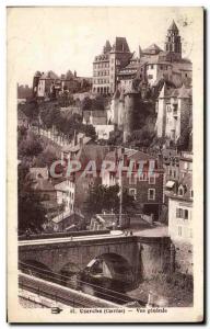 Old Postcard Uzerche (Correze) General view