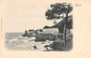 Nervi Italy Scenic View Waterfront Antique Postcard J64437