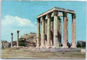 Postcard - Temple of Olympius Zeus - Athens, Greece