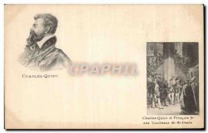 In Tomb St Denis - Charles V - Old Postcard