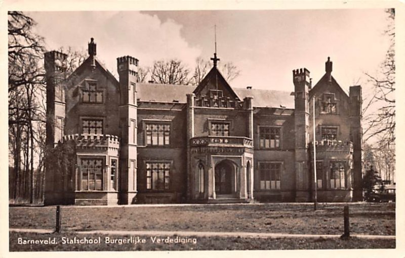 Barneveld Stafschool Burgerlijke Verdediging Holland 1951 