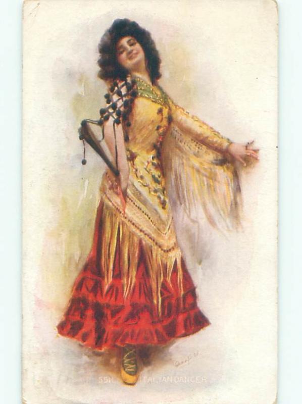 Divided-Back PRETTY WOMAN Risque Interest Postcard AA8300