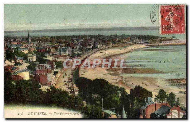Le Havre - Panoramic View - Old Postcard