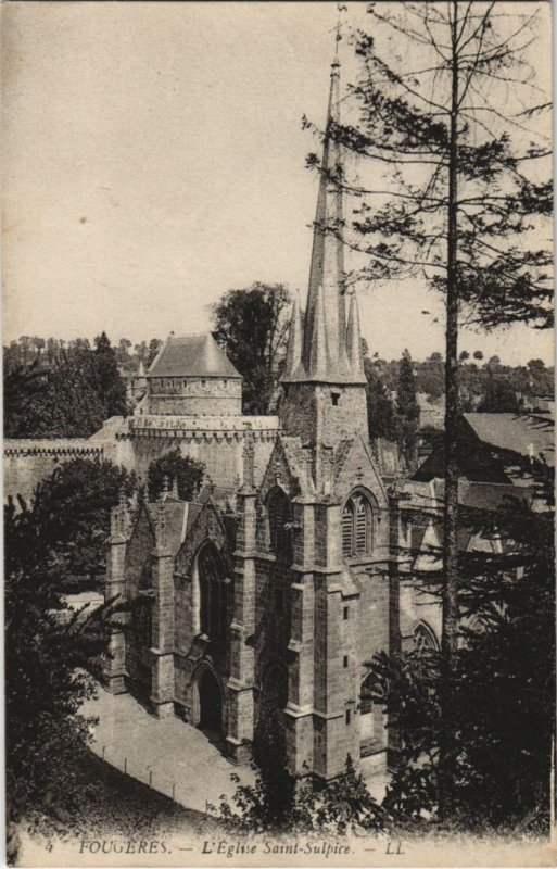 CPA Fougeres Eglise St Sulpice (1237478)