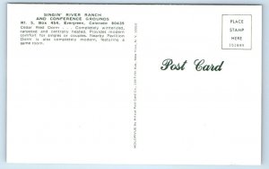 EVERGREEN, CO ~ Cedar Rest Dorm SINGIN' RIVER RANCH Conference Grounds Postcard