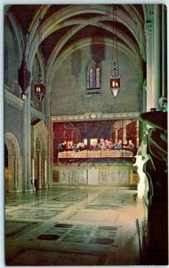 Postcard - The Last Supper at Forest Lawn Memorial-Park - Glendale, California