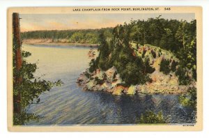 VT - Burlington. Rock Point, Lake Champlain