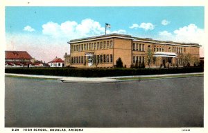 Douglas, Arizona - A view of the High School - c1920