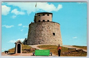 Martello Tower, Saint John New Brunswick, Vintage 1970 Chrome Postcard