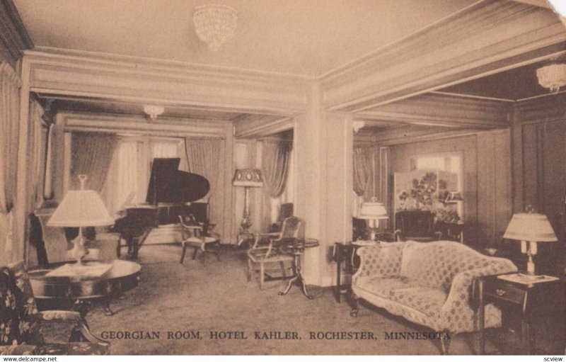 ROCHESTER, Minnesota, 1900-10s; Hotel Kahler, Georgian Room