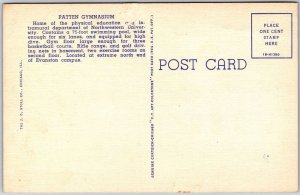 Evanston Illinois, Patten Gymnasium, Northwestern University, Vintage Postcard