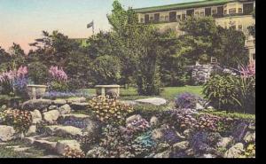 Maine Ogunquit Terrace Garden The Lookout Hotel Albertype