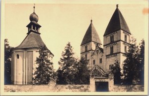 Hungary Jaki Templom Ják Vintage RPPC C096