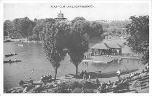 uk30237 peasholm lake scarborough real photo uk