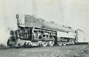 1942 Pennsylvania No. G 6110 4-4-4-4 Steam Engine Postcard P31