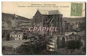 Postcard Tarare Old Church of Saint Andre