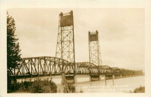1920s Vancouver Washington Interstate Bridge RPPC Postcard 25-11816