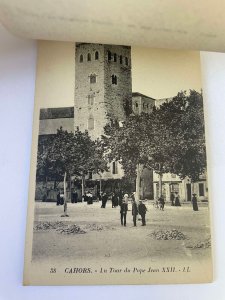 France Cahors book folder of 12 detachable vintage postcards