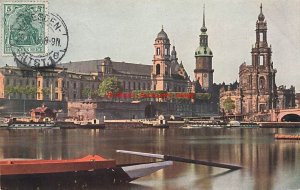Germany, Dresden, Hofkirche, Schloss & Standehaus, 1914 PM, Novitas No 1657