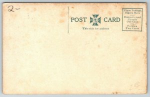 Red Oak Iowa~Chautauqua Park Paths~Buildings~c1910 Postcard