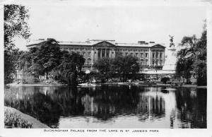 BR61272 buckingham palace from the lake in st james park london real photo   uk 