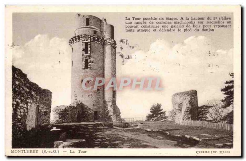 Montlhery Postcard Old Tower