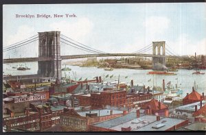 New York NEW YORK CITY Brooklyn Bridge - Divided Back