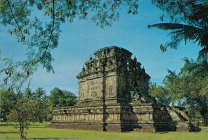 Indonesia Mendut Temple Central Java Vintage Postcard BS.08