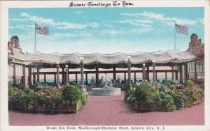 Ocean Sun Deck Marlborough Blenheim Hotel Atlantic City New Jersey