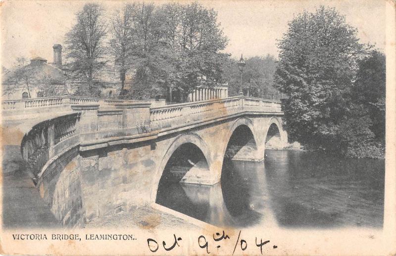 uk20837 victoria bridge leamington real photo uk 