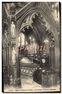 Old Postcard Paris Church St Etienne du Mont Sainte Genevieve Tomb