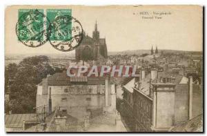 Old Postcard Metz General view