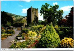 Postcard - The Parish Church of St. Oswald, Lake District - Grasmere, England