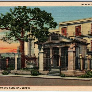 c1940s Havana, Cuba Columbus Memorial Chapel El Templete Building Sunset A346