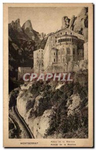 Old Postcard Montserrat Apse of the basilica